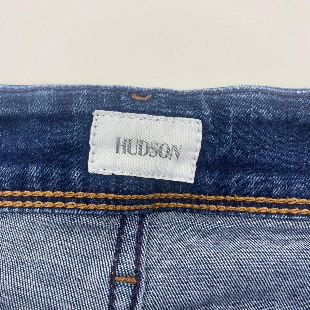 Hudson Beth Baby Boot Jeans Womens 28 Blue Flap Pocket Bootcut Denim - Picture 4 of 11